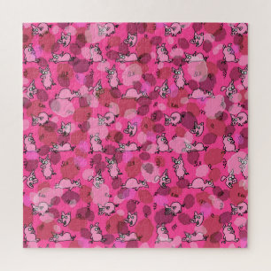 Onmogelijke Roze Varken Legpuzzel