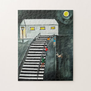 Onnodige Stappen Schilderij van Alfred Fox Legpuzzel