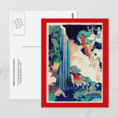 Ono Herfsten Hokusai Japanse Fine Art Briefkaart (Voorkant / Achterkant)