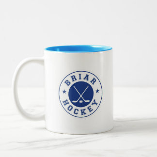 ONOFFICIEEL Briar U Hockey | Buiten de Campus Tweekleurige Koffiemok