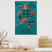 Onofficiële Hallo buur Poster (Keuken)