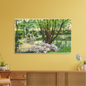 Onondaga Park Scene Canvas Afdruk (Insitu (Woonkamer))