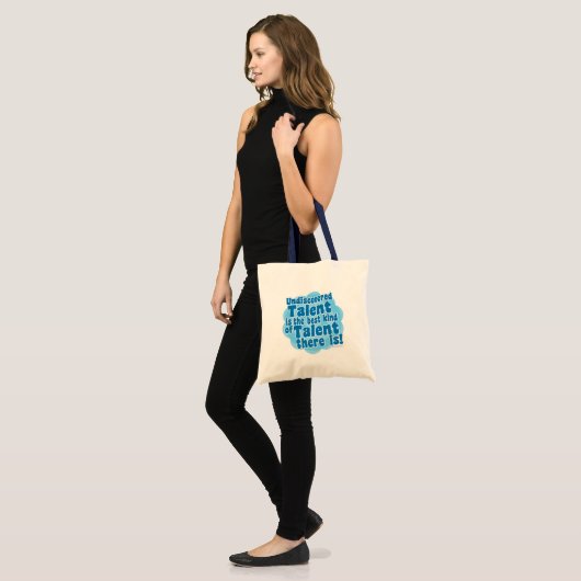 Onontdekte Talent Statement Tote Bag (Voorkant (model))