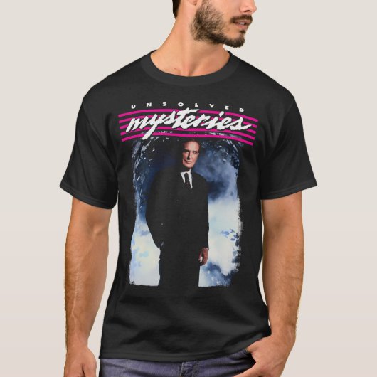 Onopgeloste mysteries - Robert Stack T-shirt (Voorkant)