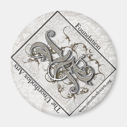 Onorthodoxe kunsten magneet #2. (Voorkant)