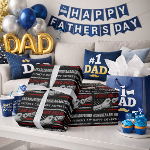 Onoverwinnelijke Band Tussen Vader En Zoon Vaderda Cadeaupapier