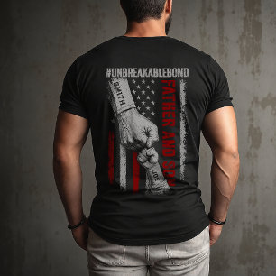 Onoverwinnelijke Band Tussen Vader En Zoon Vaderda T-shirt