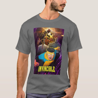Onoverwinnelijke Bewakers van de Wereldbol VS Mach T-shirt