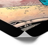 onoverwinnelijke cartoon poster (Hoek)