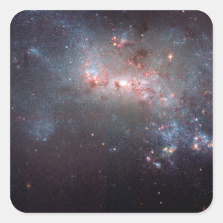 Onregelmatig Galaxy NGC 4449 Caldwell 21 Vierkante Sticker