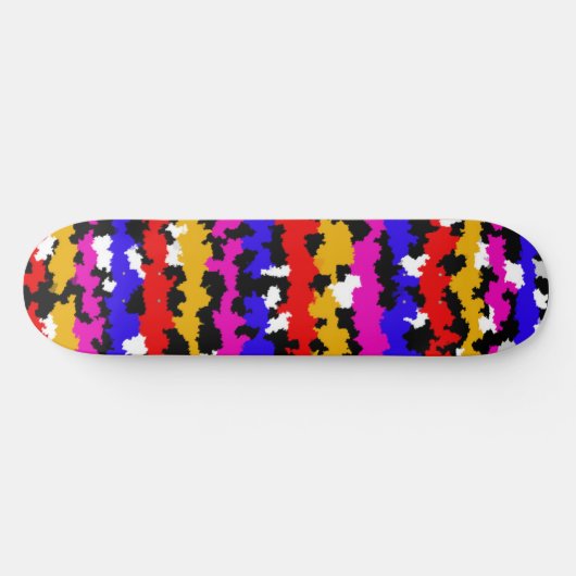 Onregelmatig Urban Abstract Fractal Pattern Design Skateboard (Horizontaal)