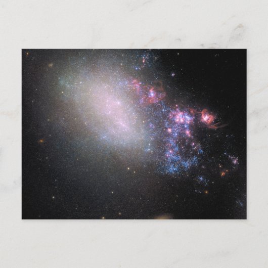 Onregelmatige Galaxy NGC 4485 Briefkaart (Voorkant)