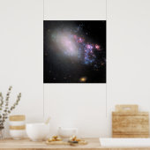 Onregelmatige Galaxy NGC 4485 Poster (Keuken)