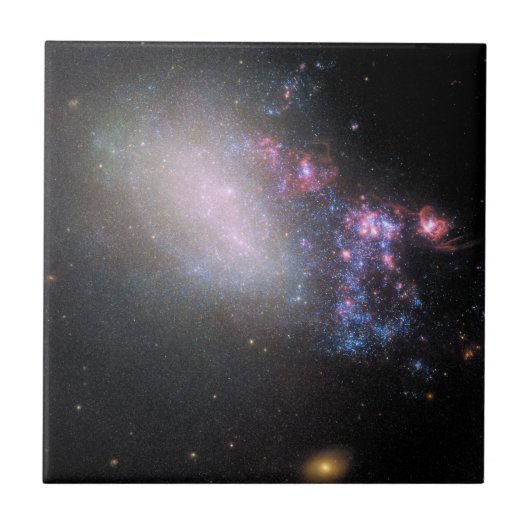 Onregelmatige Galaxy NGC 4485 Tegeltje (Voorkant)