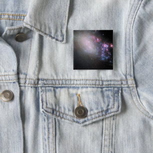 Onregelmatige Galaxy NGC 4485 Vierkante Button 5,1 Cm