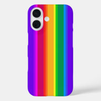 Onregelmatige regenboogstrepen Hoesje-Mate iPhone