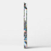 Onregelmatige vormen in gaastinten en ruwe silvery Case-Mate iPhone case (Achterkant / Links)
