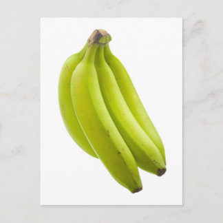 Onrijpe banaan briefkaart