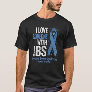 Onriskant darmsyndroom Ik hou van iemand met Ibs R T-shirt