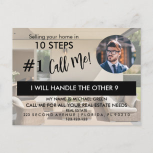 Onroerend goed agent HALLO Voorjaarschecklist beke Aankondigingskaart