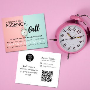 onroerend goed als tijd van essentieel belang is, flyer