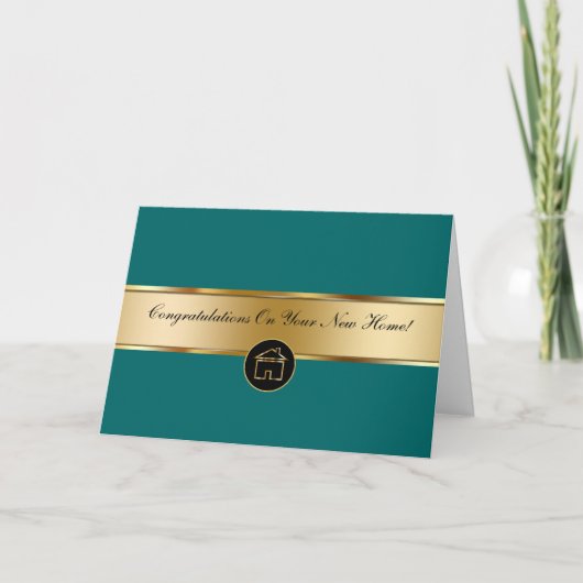 Onroerend goed bedankkaartjes kaart (Voorkant)