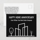 Onroerend goed Bedrijf Aangepaste Happy Home Verja Briefkaart (Voorkant / Achterkant)