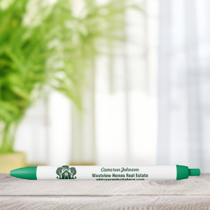 Onroerend goed Bedrijf Green Forest House Zwarte Inkt Pen