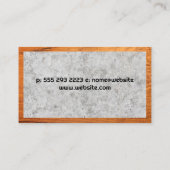 Onroerend goed | Bouw Logo Visitekaartje (Achterkant)