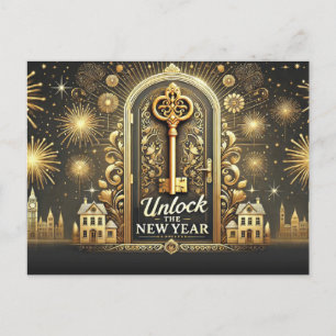 Onroerend goed Briefkaart - Nieuwjaar