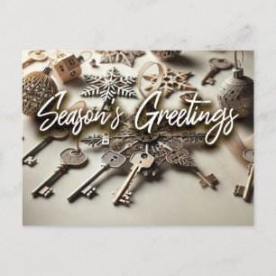 Onroerend goed Briefkaart - Seizoensgroet