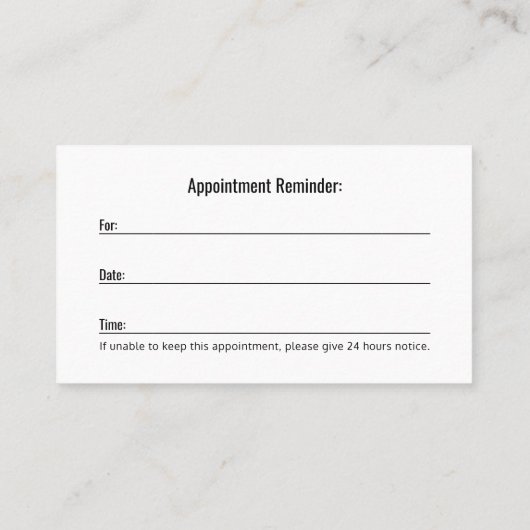 Onroerend goed creatieve foto moderne verzekerings afsprakenkaartje (Achterkant)