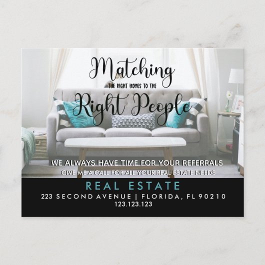 onroerend goed dat overeenkomt met de mededeling b aankondigingskaart (Voorkant)