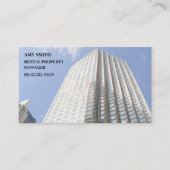 Onroerend goed/financiële bankier visitekaartje (Voorkant)