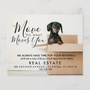 onroerend goed  Ga naar wat je beweegt  Aankondigi Flyer