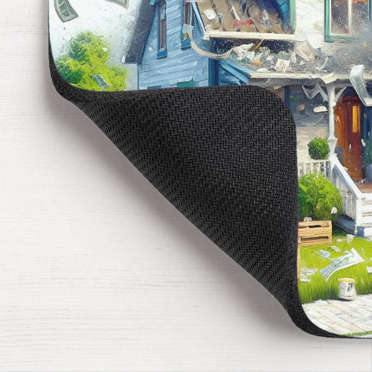 Onroerend goed Geld Tornado Muismat (Hoek)