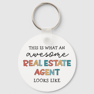 Onroerend goed Geweldige realtor Gifts Sleutelhanger