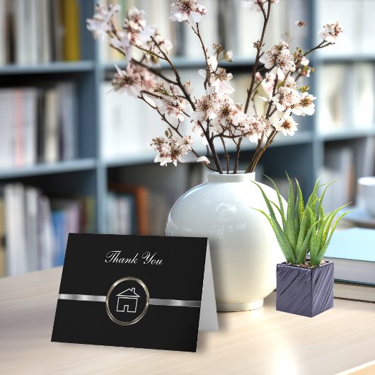 Onroerend goed Hartelijk dank Bedankkaart