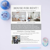 Onroerend goed huis te huur flyer (Enkel)