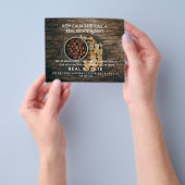 onroerend goed Koffie Aankondiging Flyer (Hand)