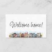 Onroerend goed, makelaar, makelaar visitekaartje (Voorkant)