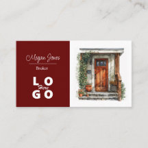 Onroerend goed, makelaar, makelaar Visitekaartje