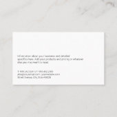 Onroerend goed Modern gestileerde Logo Visitekaartje (Achterkant)