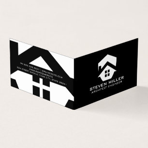 Onroerend goed Modern Logo Eigenschappen Kaart