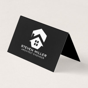Onroerend goed Modern Logo Eigenschappen Visitekaartjes