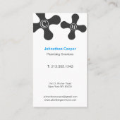 Onroerend goed Modern Waterverf Visitekaartje (Achterkant)