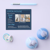 Onroerend goed Open House-Briefkaarten Flyer (Enkel)
