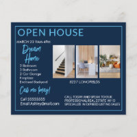 Onroerend goed Open House-Briefkaarten