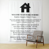 Onroerend goed Open House Event Welkom Wandkleed (In situ)