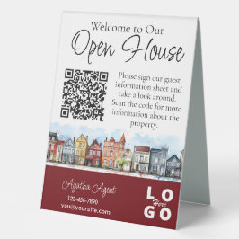 Onroerend goed Open huis Burgandy Dubbelzijdig